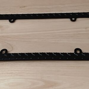 Black Metal License Plate Frame